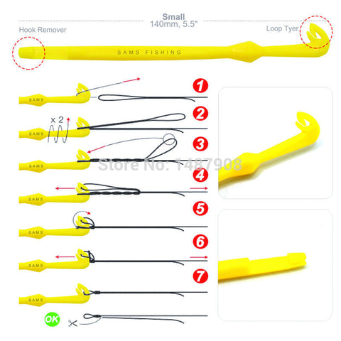 Fast Tie Nail Knot Tying Tool