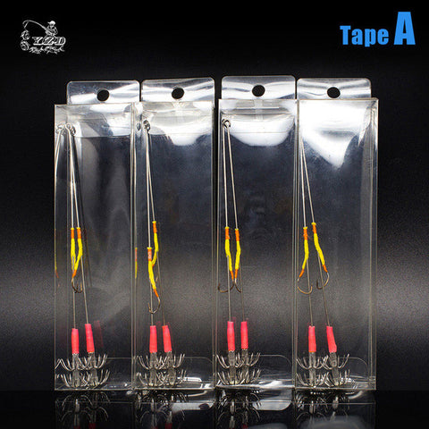 8PCS Squid Jig Hook Luminous 15cm 2.0 Umbrella Stainless Steel Fishing Cuttlefish Shrimp Squid Octopus Inkfish Calamary Bait