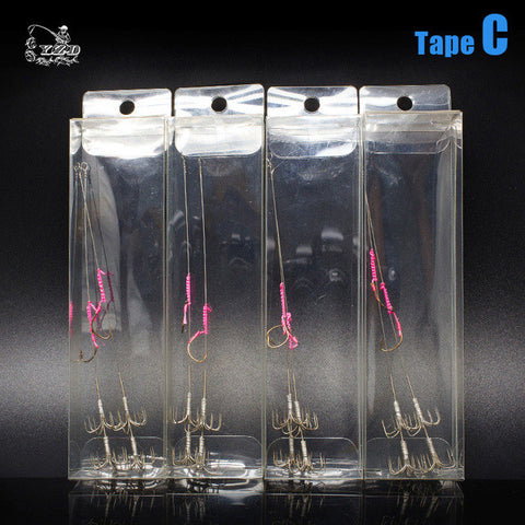 8PCS Squid Jig Hook Luminous 15cm 2.0 Umbrella Stainless Steel Fishing Cuttlefish Shrimp Squid Octopus Inkfish Calamary Bait