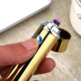 USB Electric cigarette cigar lighter Double Dual Arc Flameless Rechargeable Windproof