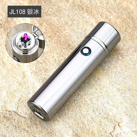 USB Electric cigarette cigar lighter Double Dual Arc Flameless Rechargeable Windproof