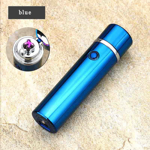 USB Electric cigarette cigar lighter Double Dual Arc Flameless Rechargeable Windproof