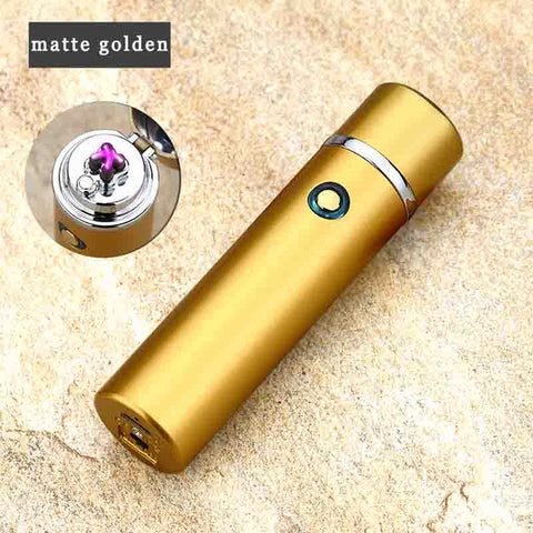 USB Electric cigarette cigar lighter Double Dual Arc Flameless Rechargeable Windproof