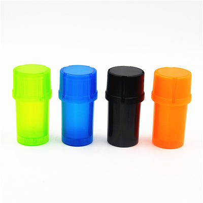 12pcs/lot 3 Layer Plastic Tobacco Grinder storage