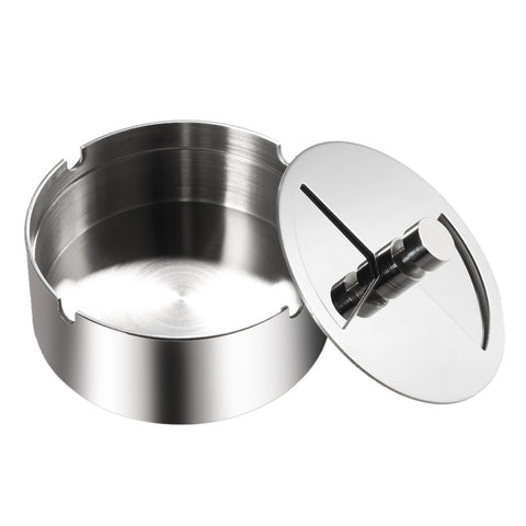 Top Quality Portable Practical Home Metal Ashtray Spinning