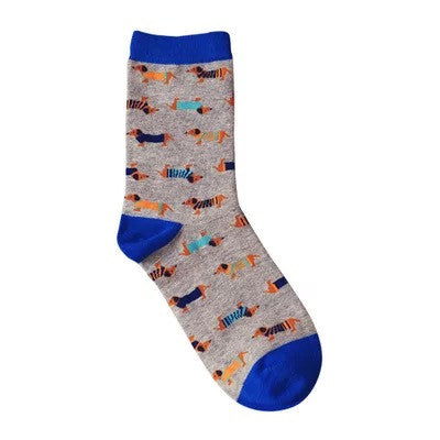 Lovely Daily Animal Weel Socks Watermelon Dachshund Beagle Lion Farm Bull Terrier Elephant Fox Pill Fruit Dog Combo