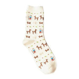 Lovely Daily Animal Weel Socks Watermelon Dachshund Beagle Lion Farm Bull Terrier Elephant Fox Pill Fruit Dog Combo