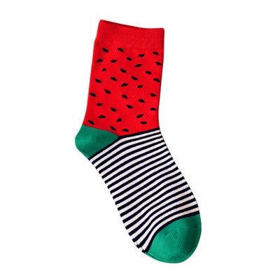 Lovely Daily Animal Weel Socks Watermelon Dachshund Beagle Lion Farm Bull Terrier Elephant Fox Pill Fruit Dog Combo