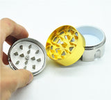 Bullet Shape 3 Part Zinc Alloy Metal Herb Grinder