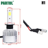 S2 H4 H7 H13 H11 H1 9005 9006 H3 9004 9007 9012 COB LED Headlight 72W 8000LM Car LED Headlights Bulb Fog Light 6500K 12V