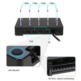 Universal 4 Ports USB Hub Multi Device Charging Station quick Charger Docking 24W