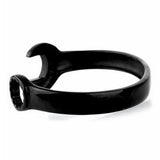 Black Stainless Steel Steampunk Cool Punk Wrench Mechanic Spanner Bangle