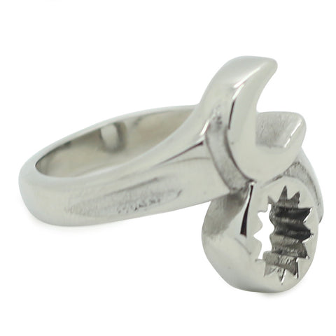 Wrench Stainless Steel Geometric Ring