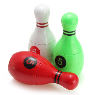 3 Layers Bowling Shaped Plastic Shell Herb Spice Grinder