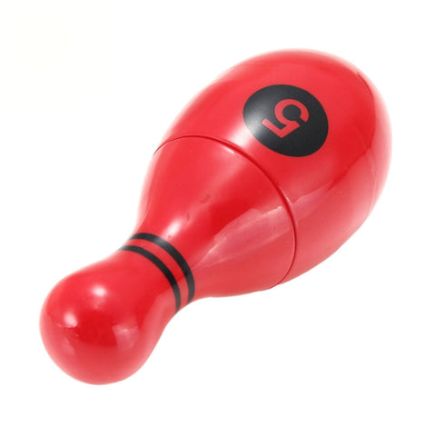 3 Layers Bowling Shaped Plastic Shell Herb Spice Grinder