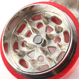 3 Layers Bowling Shaped Plastic Shell Herb Spice Grinder