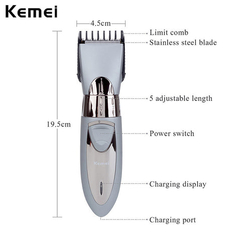 Professional Electric Hair Clipper Razor Trimmer Cutting Machine Haircut Barber Tools