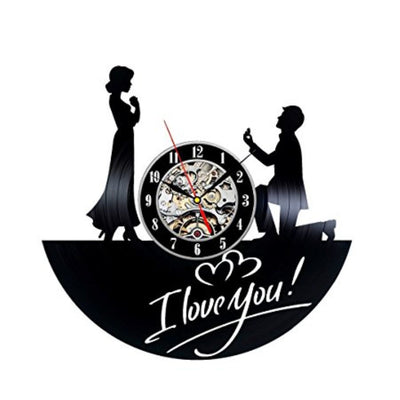 Marry Me Vinyl Record wall Clock Quartz Clock