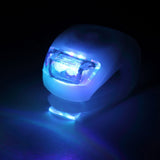 Silicone Bike Bicycle Cycling Head Front Rear Wheel LED Flash Light Lamp Hot Sale