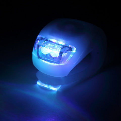 Silicone Bike Bicycle Cycling Head Front Rear Wheel LED Flash Light Lamp Hot Sale