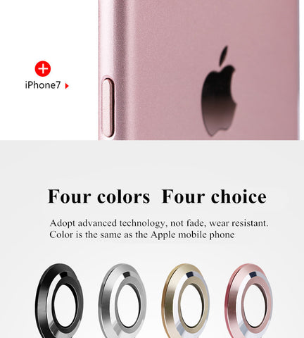 Camera Lens Protective Protector Metal Ring Guard Circle Case Cover For iPhone 7 4.7" / 7 Plus 5.5"inch