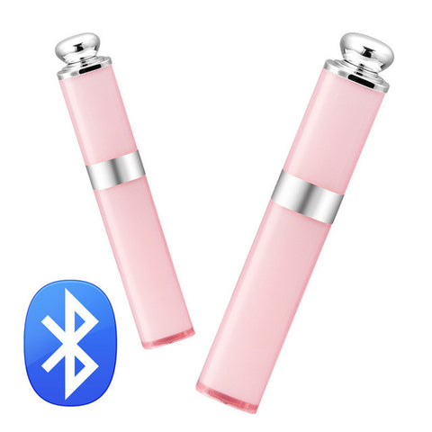 Universal Mini Monopod with Bluetooth Remote Shutter Girly Lipstick Design Selfie Stick