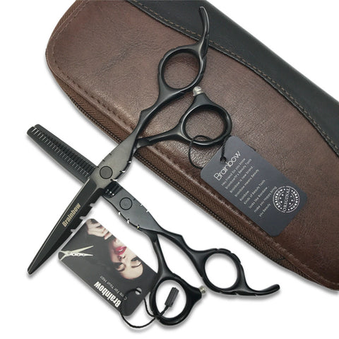 Brainbow 6.0 'Japan Hairdressing Scissors Hair Cutting Thinning Scissors Set Barber Shears