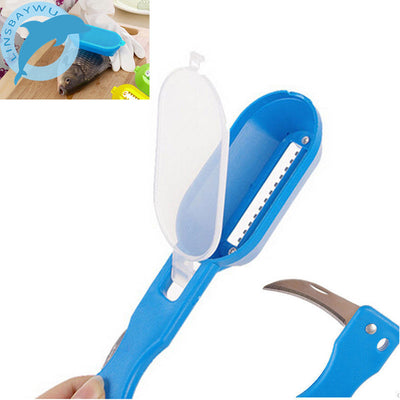 Fish Scales Skin Remover Scaler and knife Fast Cleaner Home Kitchen Clean Tools