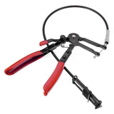 Flexible Wire Long Reach Hose Clamp Plier Car Fuel Oil Water Pipe Repairing Tool