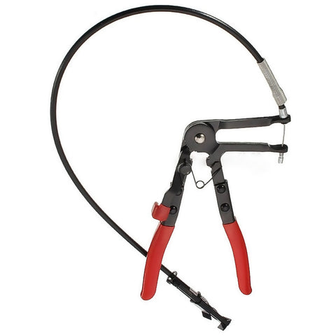 Flexible Wire Long Reach Hose Clamp Plier Car Fuel Oil Water Pipe Repairing Tool