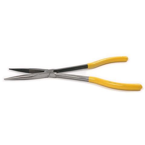 281mm long nose extended reach needle nose pliers high carbon steel