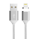 Magnetic Cable Fast Charging USB Cable for Lightning iphone 5 5s 6 6s 7 1M Nylon Magnet Charger For Mobile Phone Cables