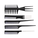 Professional Hair Combs Barber Comb Brushes Anti-static 10pcs