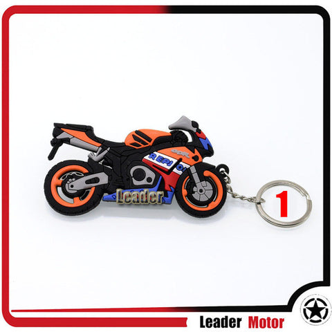 YAMAHA HONDA SUZUKI KAWASAKI HARLEY Z800 YZF-R6 Model Motorcycle Accessories Cool Rubber Keychain