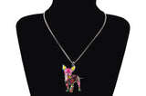 Metal Alloy Chihuahuas Dog Necklace Chain