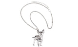 Metal Alloy Chihuahuas Dog Necklace Chain