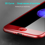 3D Full Screen Protector Tempered Glass For iPhone 7 6 6s plus, 3D Anti Blue Light Soft Edge Glass Film for iPhone 6 plus