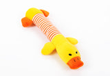 Dog Toys Pet Puppy Chew Squeaker Squeaky Plush Sound Duck Pig & Elephant Toys 3 Designs