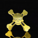 Skull Metal Fidget Hand Spinner Tri-Spinner