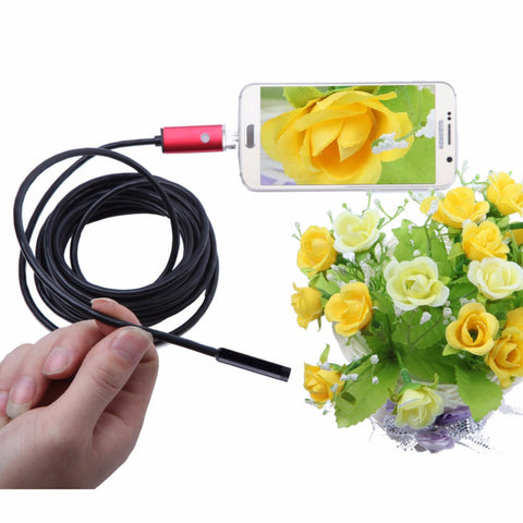 Endoscope 7MM 2M 5M 10M Endoscope HD USB Android Endoscopio Camera IP67 2IN1 Android Borescope USB Endoskop Inspection Camera