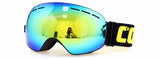 Ski goggles double layers UV400 anti-fog big ski mask glasses skiing men women snow