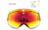 Ski goggles double layers UV400 anti-fog big ski mask glasses skiing men women snow