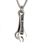 Stainless Steel Mechanic Wrench Tool Necklaces & Pendants