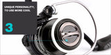 Mitchell AVOCET SILVER IV 1000 / 2000 / 4000 FD Spinning Fishing Reel 5+1BB Carp fishing Gear  Fishing reel