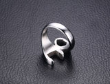 Wrench Punk Biker Ring For Men Stainless Steel