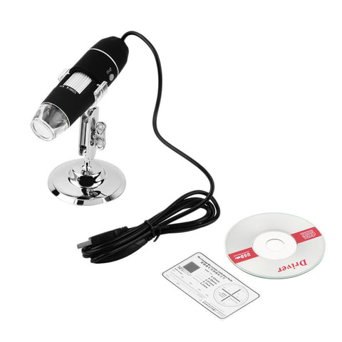 Newest 8 LED 1000X CMOS USB Digital Microscope Endoscope Camera Microscope Magnifier Video Camera Stand