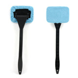 Microfiber Car Window Cleaner Long Handle Car Wash Brush Dust for Car Care Windshield Shine Towel Handy Eliminate Frost Dust