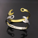 Titanium steel Jewelry Forever Open Wrench Bracelet&bangle