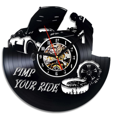 Garage Decor Vinyl Record wall Clock Quartz Clock