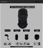 250G Polar Fleece Ski Snowboard Balaclava Cap Windproof Breathable Cycling Full Face Mask